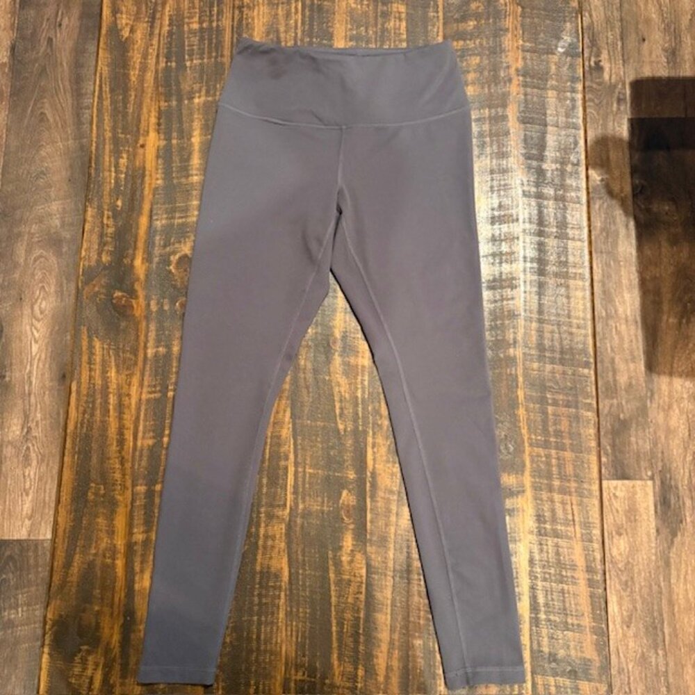 Zella Women’s Gray Leggings Size Medium High Rise Yoga Athletic Workout Pants